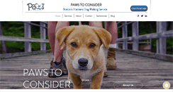 Desktop Screenshot of pawstoconsider.com