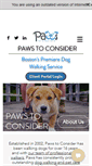 Mobile Screenshot of pawstoconsider.com
